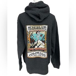 LONE ROCK CLOTHING / Nederland Gray Hoodie / XL